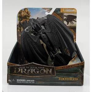 2025 How To Train Your Dragon Live Action Movie TOOTHLESS 9" Figure NEW Read